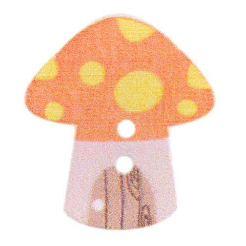 Bunt Holzknopf mit 2-Loch-Befestigung HK-236