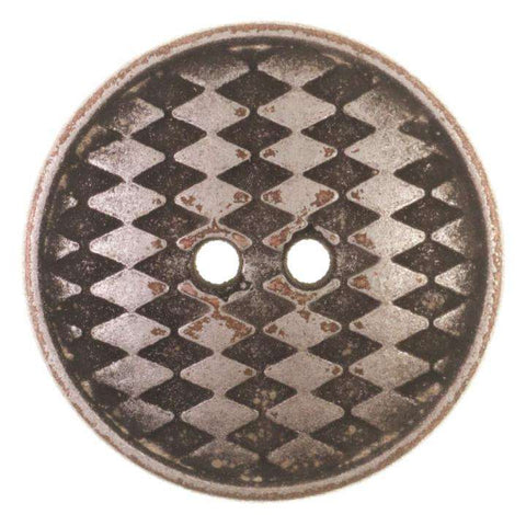 Knopf silber schwarz KSi 6