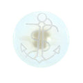 Knopf Transparent mit Anker KN-79