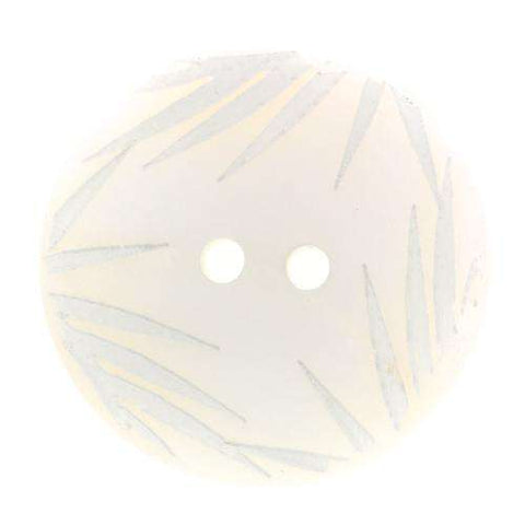 Echter Perlmuttknopf Natur in Creme/Natur mit 2-Loch-Befestigung