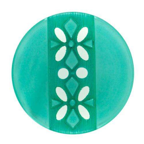 Knopf mit Blumenmuster KT-156