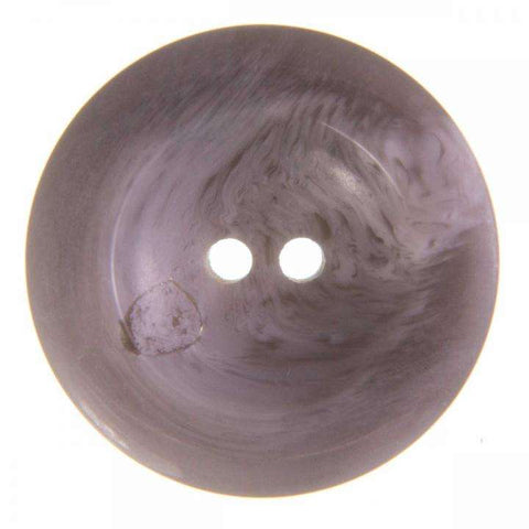 Mantel Knopf 2-Loch grau KG-35
