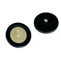 Mantelknopf mit Perlmuttimitat Schwarz Creme KS-6
