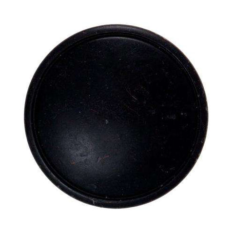 Metallknopf mit Rand in Schwarz mit Öse-Befestigung in 12–20 mm