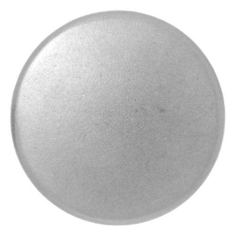 Metallknopf mit flach in Silber mit Öse-Befestigung in 11–25 mm