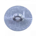 Metall Knopf mit Waffelmuster Silber MK-308s