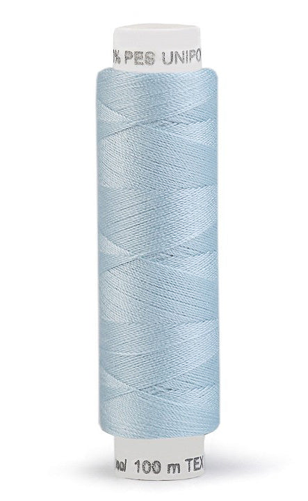 Nähgarn zart-blau 100 m Wickel