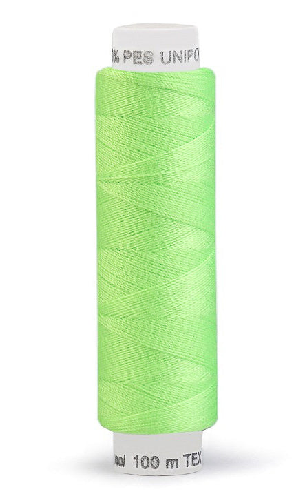 Nähgarn green yelow neon 100 m Wickel