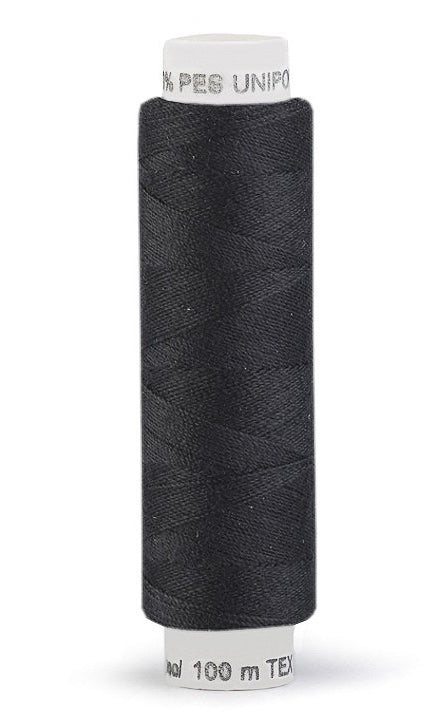 Nähgarn schwarz 100 m Wickel