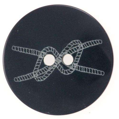 Ösen Knopf mit Knotenmotiv KBL-106