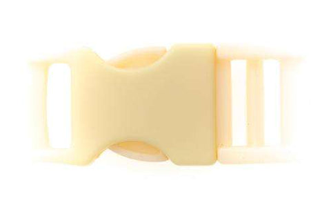Patentschnalle hell gelb für 15 mm  Band
