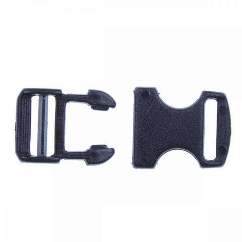 Patentschnalle Steckschliesse PS-10 schwarz