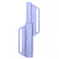 Patentschnalle Steckschliesse PS-11 silber grau