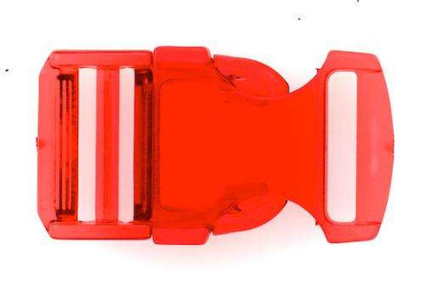 Patentschnalle Steckschliesse PS-29 rot