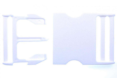 Patentschnalle Steckschliesse PS-5 weiß