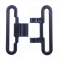 Patentschnalle Steckschliesse PS-7 schwarz
