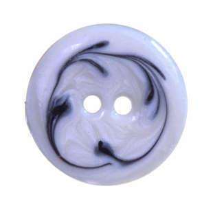 Echter Perlmuttknopf Natur in Creme/Natur/Schwarz mit 2-Loch-Befestigung
