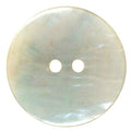 Echter Perlmuttknopf Natur in Creme/Natur mit 2-Loch-Befestigung