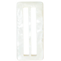 Perlmuttschnallen  Makassar Perlmutt s-pl-1-A-creme-weiß
