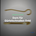 Dorn für Gürtelschnallen Gold – Clean Showcase