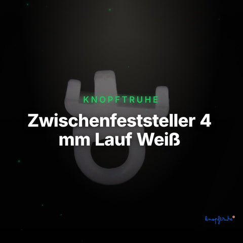 Zwischenfeststeller 4 mm Lauf Weiß – GR-914 – Clean Showcase