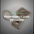 Hosenhaken zum Vernieten – Clean Showcase