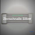 Zierschnalle Silber – Metall ZS-24 – Clean Showcase