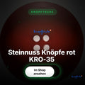 Steinnuss Knöpfe rot KRO-35 – Hero Spotlight