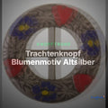 Trachtenknopf Blumenmotiv Altsilber – Schlitzknopf – TK-183 – Clean Showcase