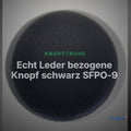 Echt Leder bezogene Knopf schwarz SFPO-9 – Clean Showcase