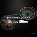 Trachtenknopf Strass Silber – Ösenknopf – TK-5 – Clean Showcase