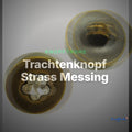 Trachtenknopf Strass Messing – Ösenknopf – TK-66 – Clean Showcase