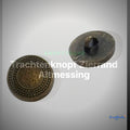 Trachtenknopf Zierrand Altmessing – Ösenknopf – TK-48 – Clean Showcase