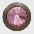 Jeans Knopf mit Swarovski®Crystal Altsilber rosa – Hero Spotlight