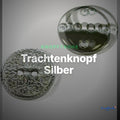 Trachtenknopf Silber – 2-Loch Knopf – TK-77 – Clean Showcase