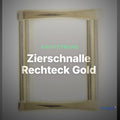 Zierschnalle Rechteck Gold – ZS-57 – Clean Showcase