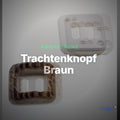 Trachtenknopf Braun – Schlitzknopf – TK-2 – Clean Showcase