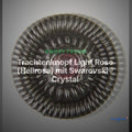 Trachtenknopf Light Rose (Hellrosa) mit Swarovski® Crystal ST-19AS Altsilber – Clean Showcase