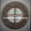 Trachtenknopf Blumenmotiv Messing – Schlitzknopf – TK-183S – Clean Showcase