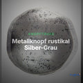 Metallknopf rustikal Silber-Grau – Trachtenknopf MK-15AS – Clean Showcase