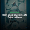 Kam Snap Druckknöpfe Color hellblau – Clean Showcase