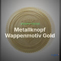 Metallknopf Wappenmotiv Gold – Uniformknopf MK-115G – Clean Showcase