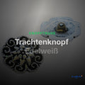 Trachtenknopf Edelweiß – Ösenknopf – TK-50AS – Clean Showcase
