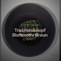 Trachtenknopf Blattmotiv Braun – Ösenknopf – TK-161SCHW – Clean Showcase