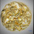 Trachtenknopf Blütenmotiv Gold – Ösenknopf – TK-31G – Clean Showcase