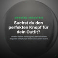 Metallknopf flach Silber – Uniformknopf MK-114SILBER-GLAENZ – Clean Showcase