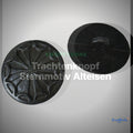 Trachtenknopf Sternmotiv Alteisen – Ösenknopf TK-13-schwarz – Clean Showcase