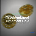 Trachtenknopf Ornament Gold – Ösenknopf – TK-41 – Clean Showcase