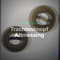 Trachtenknopf Altmessing – Schlitzknopf – TK-141 – Clean Showcase