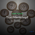 Trachtenknopf Altsilber – 2-Loch Knopf – Clean Showcase